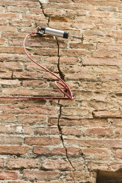 Cracked Brick Wall Restoration