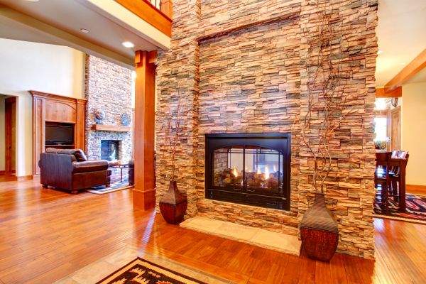Stone Hearth Installation in Baltimore